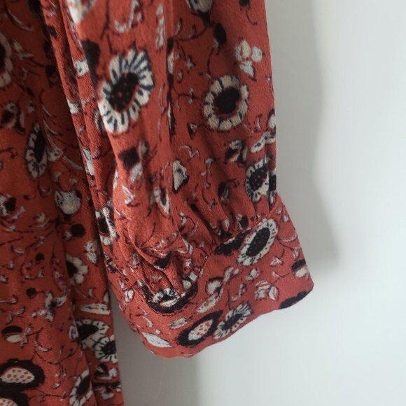 Free People womens Floral Some Like it Hot Jumpsuit size 4 boho - Picture 7 of 9